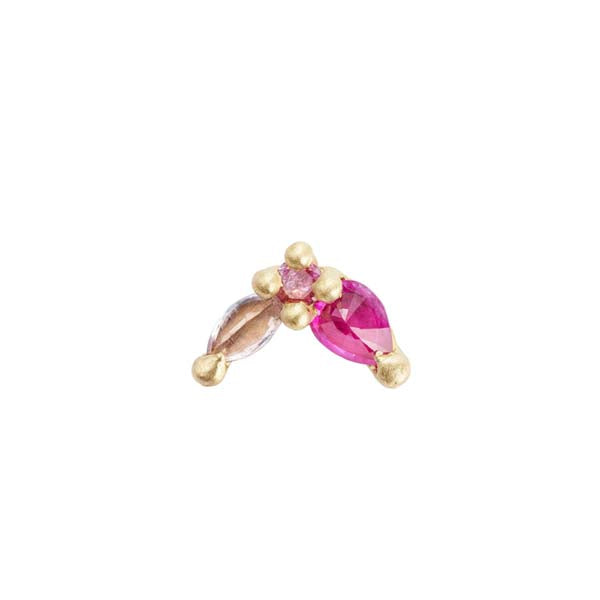 Pink Floret Stud