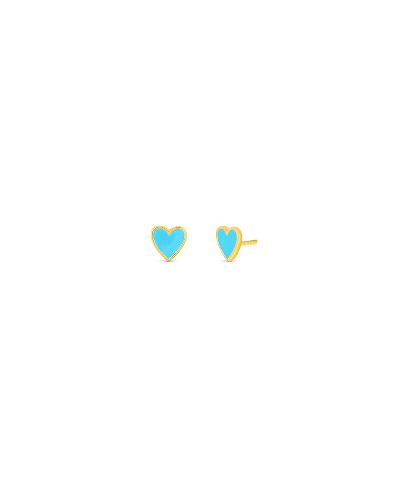 Heart Enamel Stud