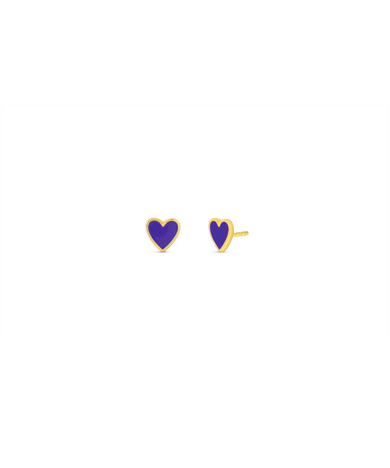 Heart Enamel Stud