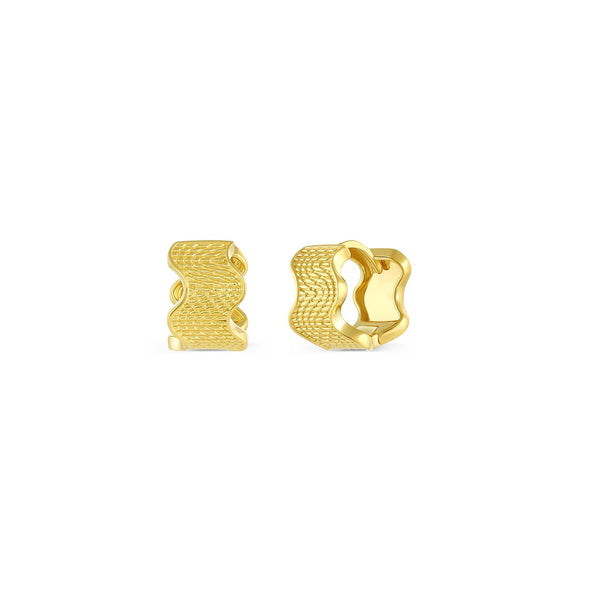 Textured Ric Rac Huggies