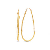 Teadrop Willow Hoops