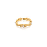 Gold Diamond Stability Ring