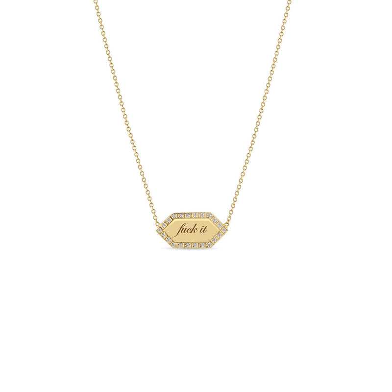 Fuck It Pendant Necklace
