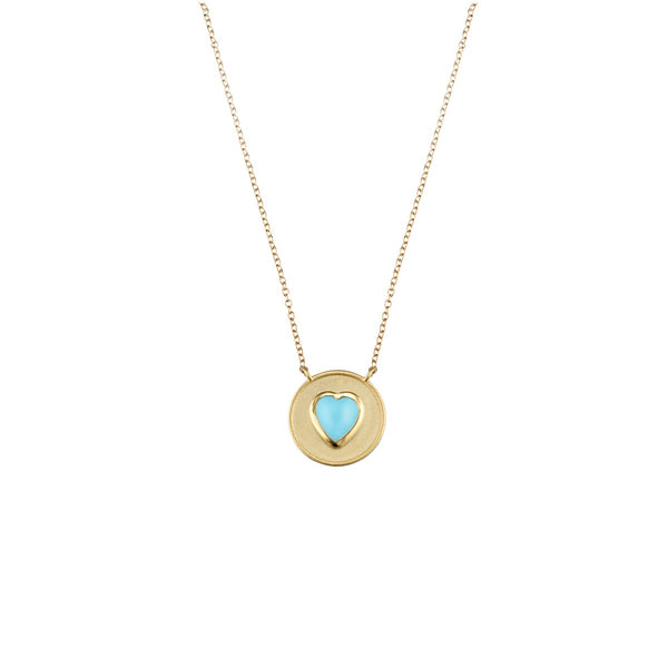 Turquoise Heart Necklace