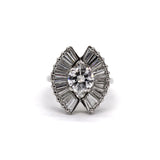 Ballerina-style Diamond ring