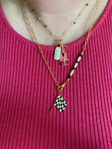 Black and White Barrel Chain