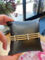 Tripple Ribbed Bangle
