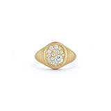 Pave Signet Ring