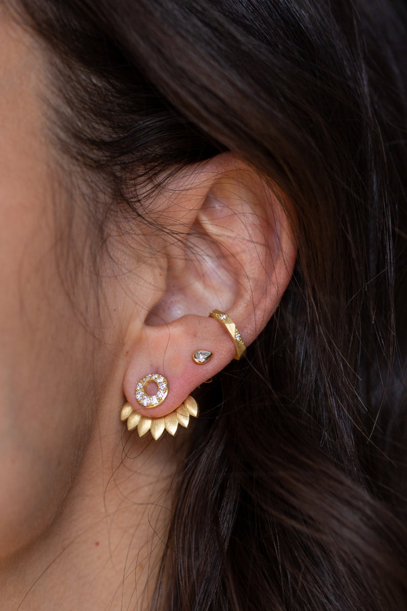 Micro Pave Halo Stud