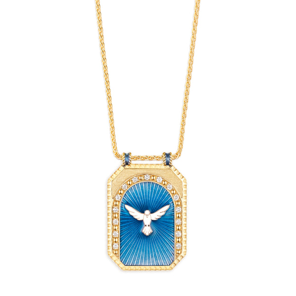 Grand Peace Scapular Pendant Necklace