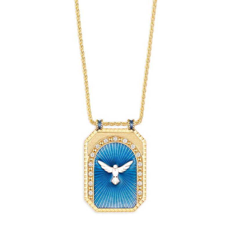 Grand Peace Scapular Pendant Necklace