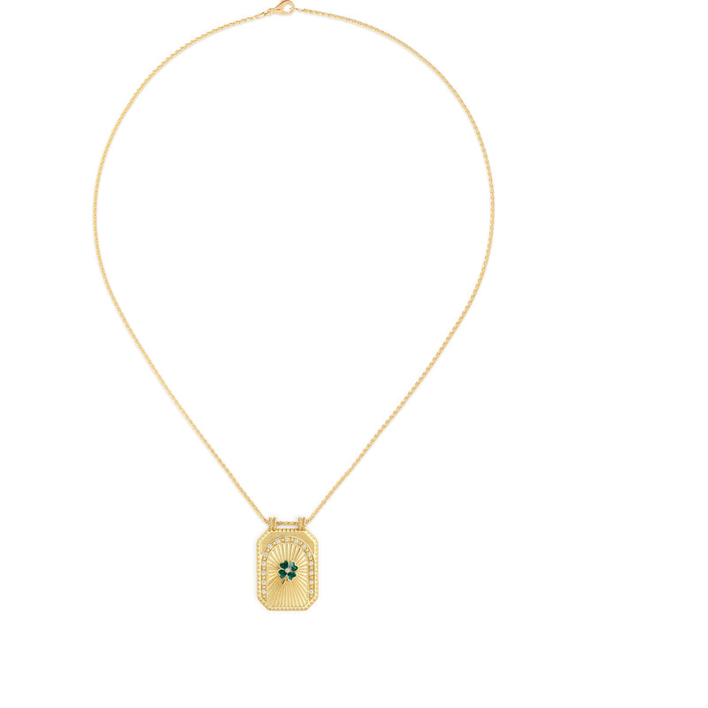 Clover Scapular Pendant Necklace