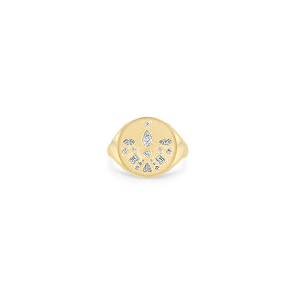 Mosaic Signet Ring