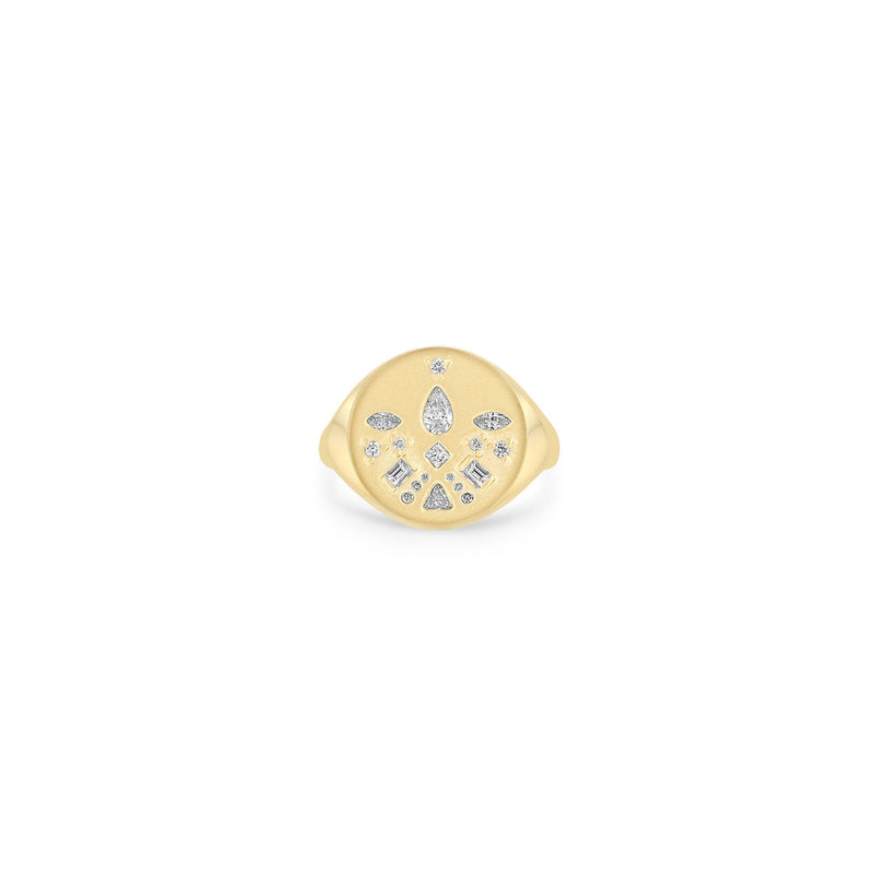 Mosaic Signet Ring