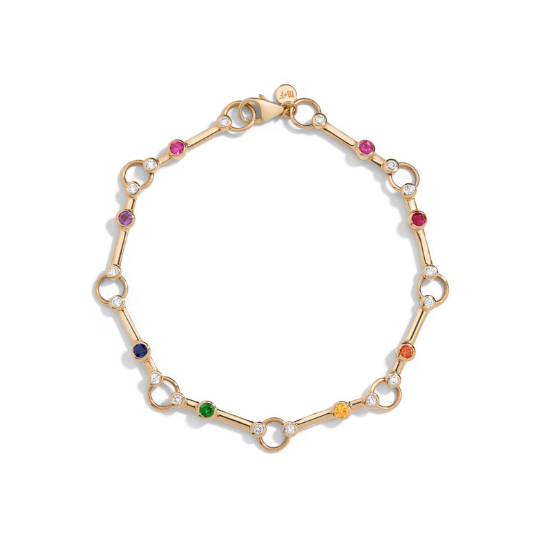 THE PATHWAY BRACELET -  rainbow sapphire