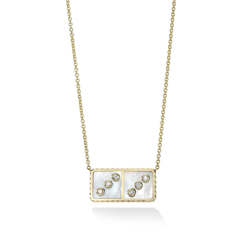 Petite Domino Mother-of-Pearl Necklace