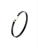 'Hers' Black Titanium Bangle