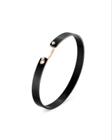 'His' Black Titanium Bangle