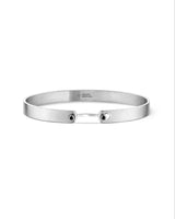Paris From The Sky GM Mood Bangle with Black Diamonds
