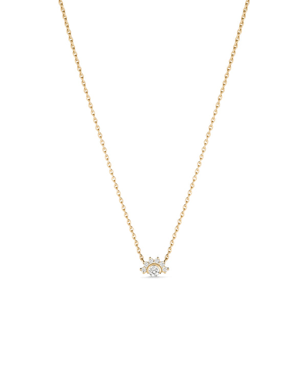 18k yellow gold Mystic Diamond Pendant containing 0.27ctw wh...