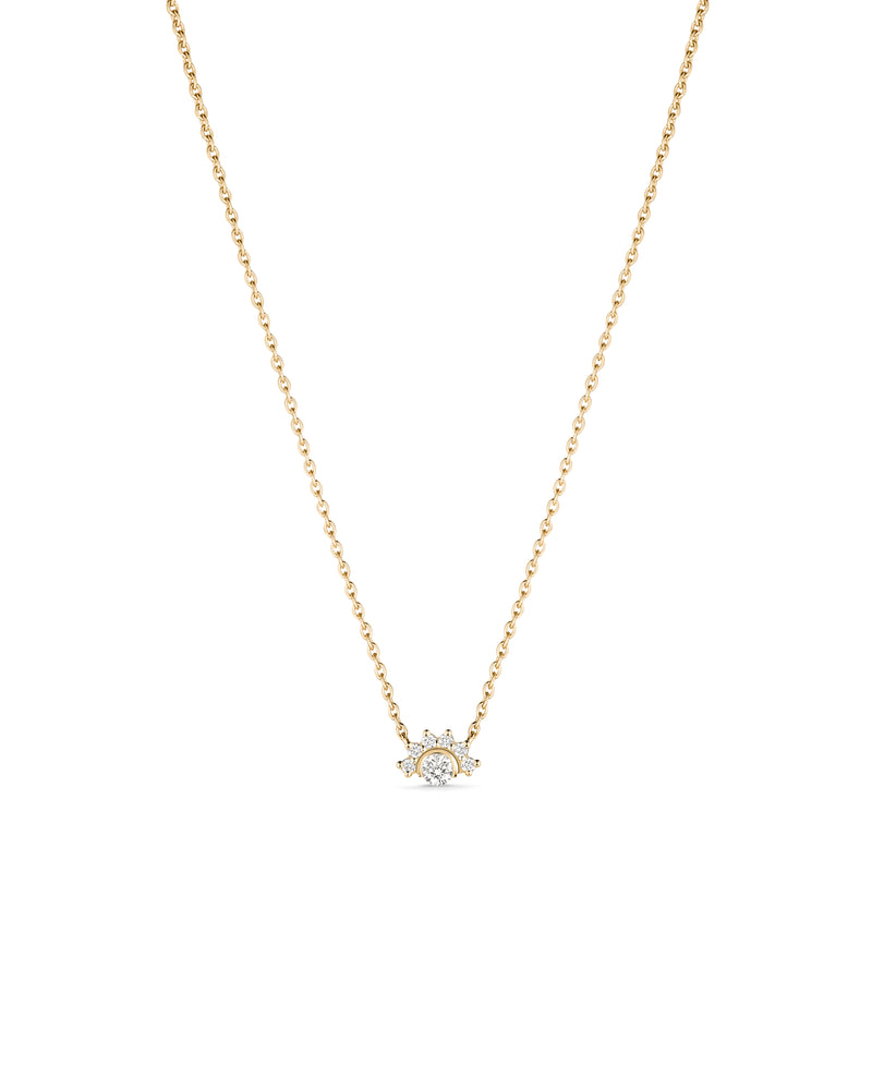 18k yellow gold Mystic Diamond Pendant containing 0.27ctw wh...