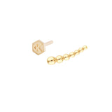 7 Ball Graduated Arc Piercing Earring