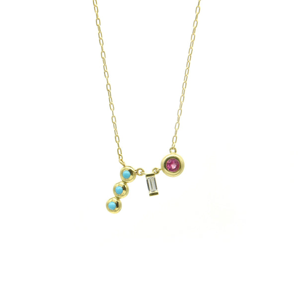 Triple Station Riviera Necklace