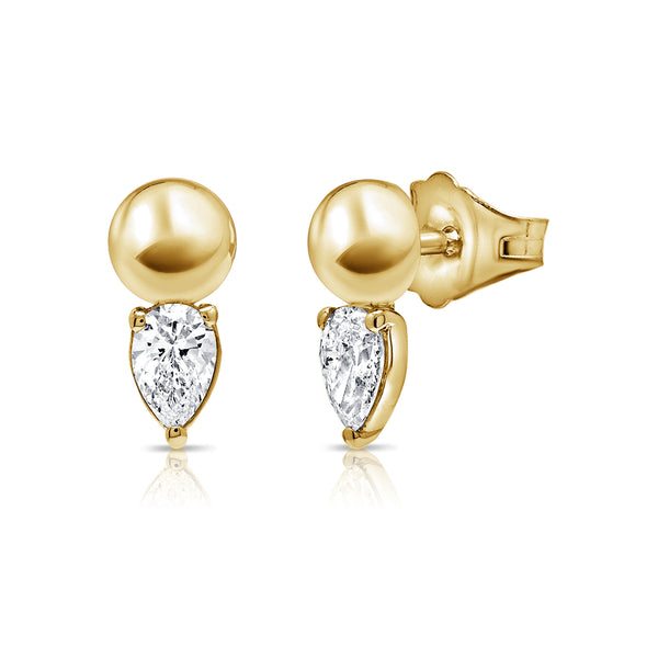Pear Shape Stud
