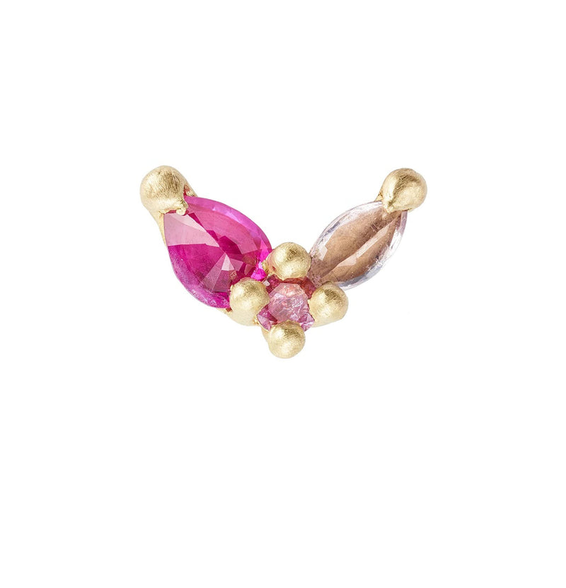 Single Floret Rose Stud