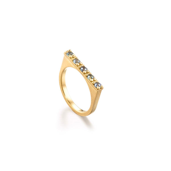 5 Montana Sapphire Bar Ring