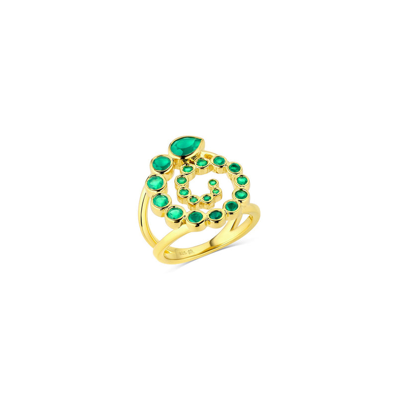 Green Snake Ring