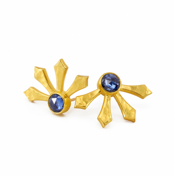 Sapphire Fan Stud