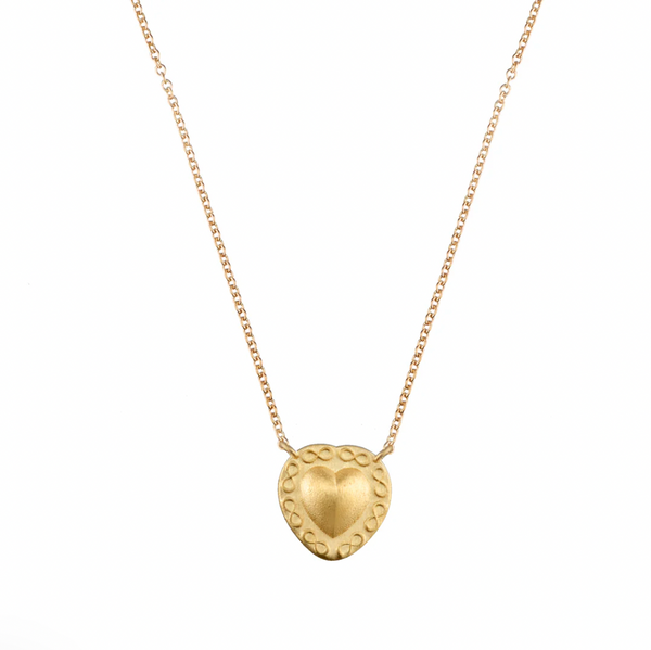 Pure Gold Infinity Heart Necklace