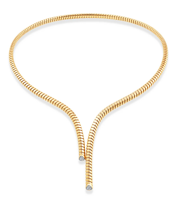 Trisolina Asymmetrical Collar Necklace