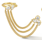 Posey Cuff Duo Chain Earring