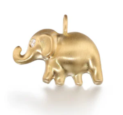 Small Elephant Charm