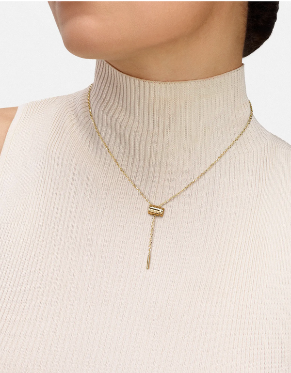 Gold Mini Latch Pendant