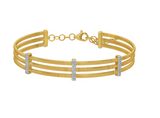 Tripple Ribbed Bangle