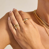 Diamond Wave Ring