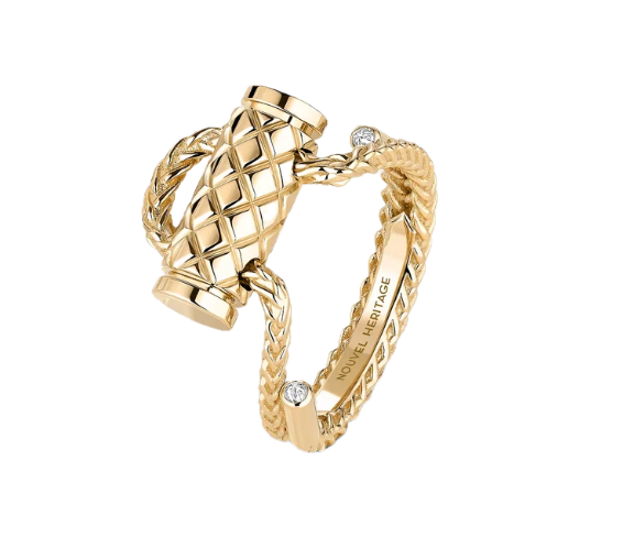 Gold Latch Ring