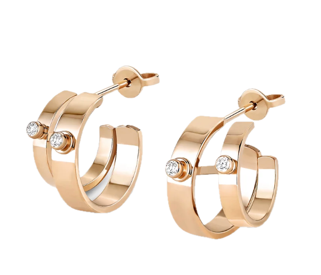 Monday Morning Mood Double Hoops