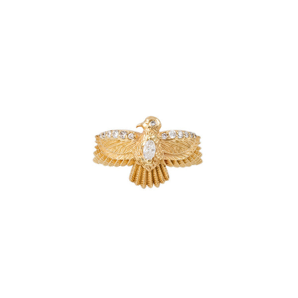 Marquise Diamond Thunderbird Ring