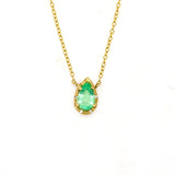 Columbia Emerald Willow Branch Necklace