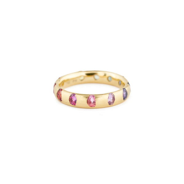 Rainbow Celeste Ring