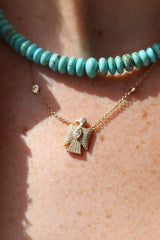 Pave Diamond Thunderbird Necklace