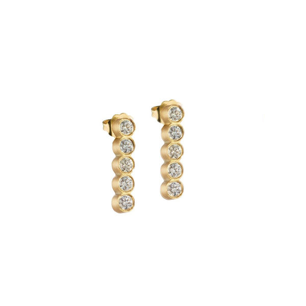 Circle of 5th's 5 Diamond Stud Earrings
