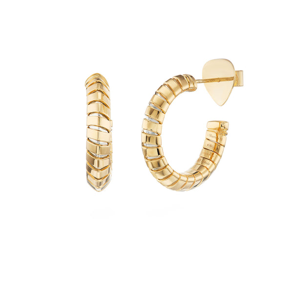 Small Trisolina Hoop Earrings